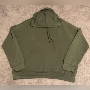 Women’s Green Spenga Workout Pullover Hoodie With Pockets Size XL